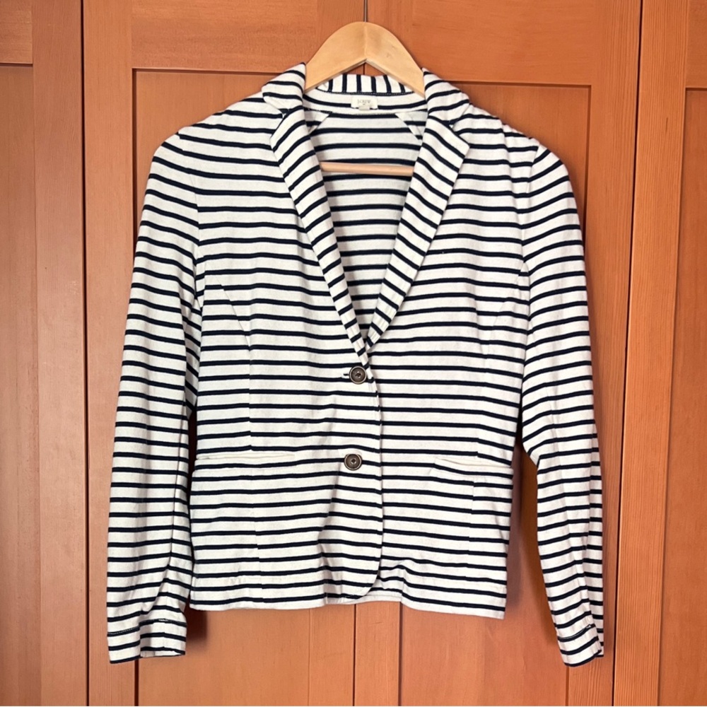 J. Crew Striped Women's Blazer Jacket